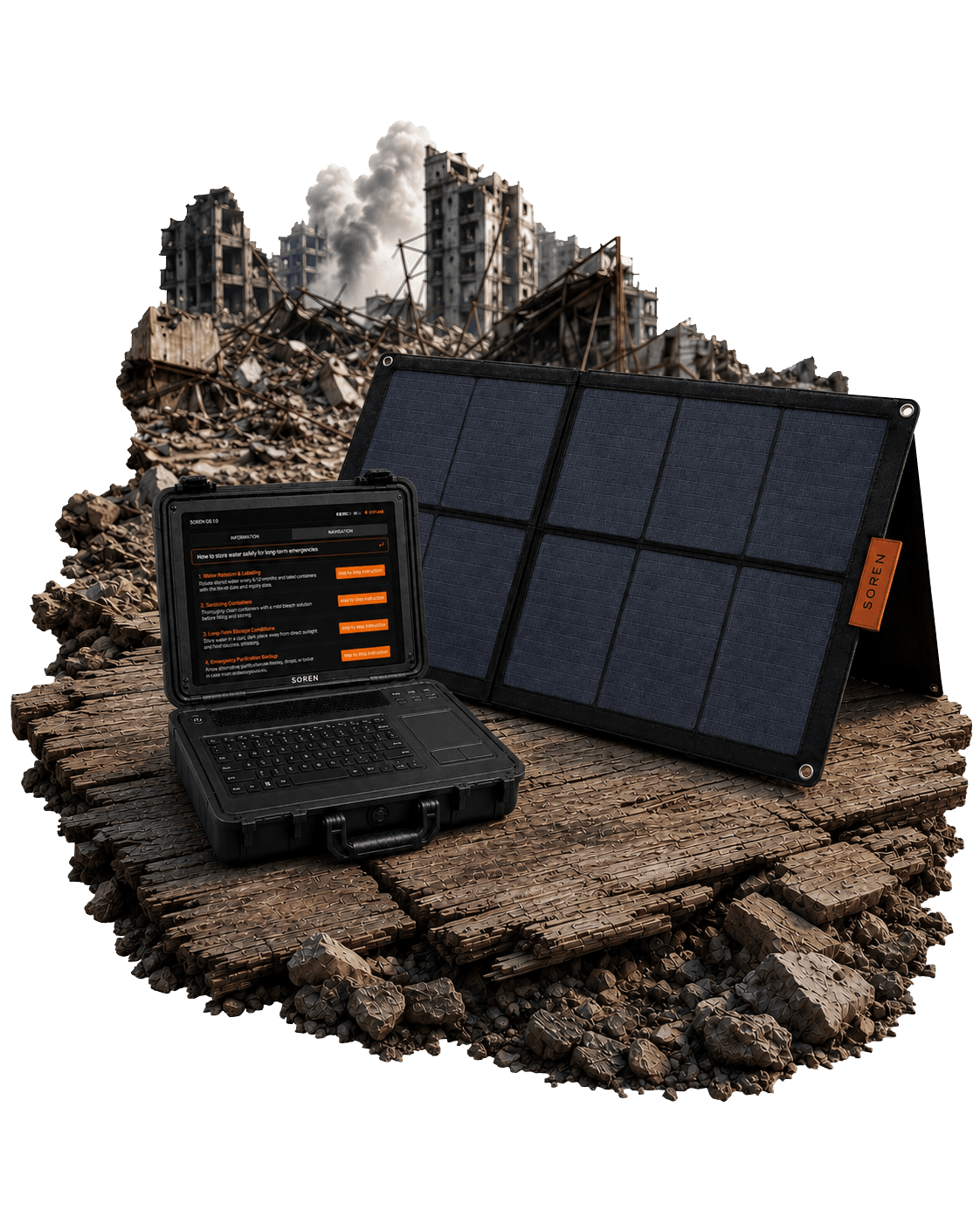 SOREN Device with Solar Panel